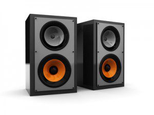 stereo speakers Fotolia 17460693 XS 300x225 Set Up A Home Studio To Make Your Own Recordings