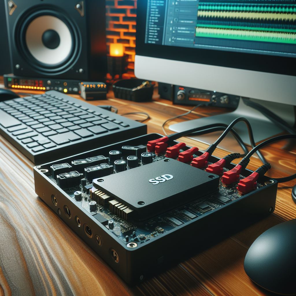 Should you use an External SSD Drive for Audio Recording? Hard drives have come a long way and are pretty cheap compared to a couple of years ago. You can now get super fast external SSD drives for audio recording, video editing and for storing your sample libraries on for the price of a pair of jeans and a shirt.