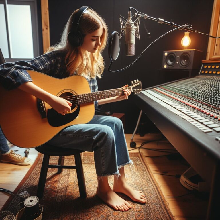 Recording Acoustic Guitar - A Comprehensive Guide - Ah, the acoustic guitar—the sweet-sounding serenader of souls and the ever-faithful companion of countless campfire jams and heartfelt sing-alongs. But before you embark on your sonic adventure, there’s a secret to unlock: the elusive art of microphone placement! Fear not! We’re about to delve into a journey that will lead you to the hallowed grounds of capturing untold beauty and warmth from the acoustic guitar in every recording. So, tune your strings and pay attention—you’ll soon discover how to make your guitar go, “Wow, they really get me!”
