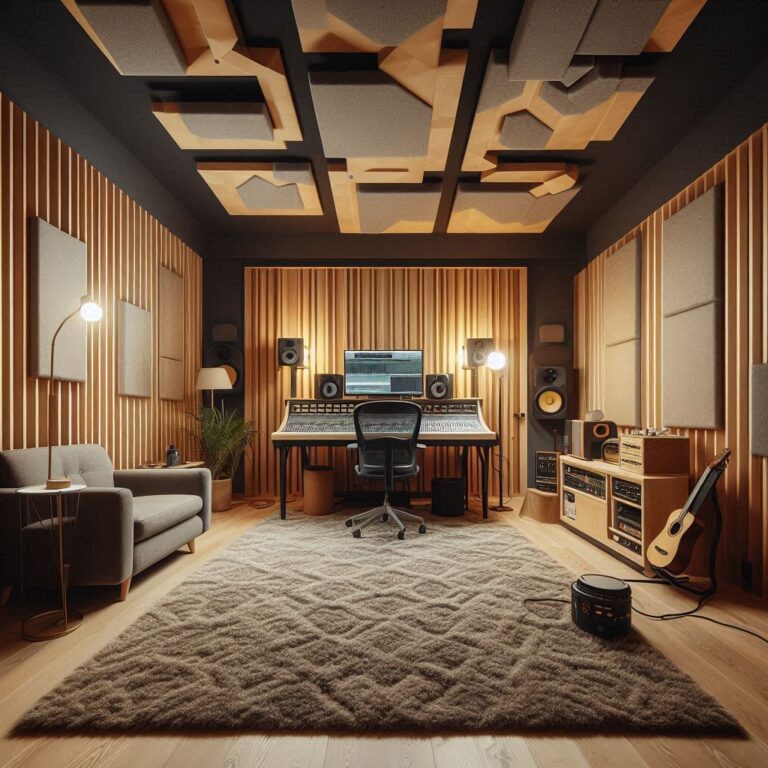 Membrane Bass Traps or Helmholtz Resonators for Acoustic Treatment